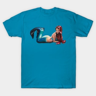 Sunbathing Mermaid T-Shirt